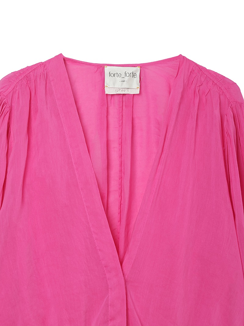 コットンシルクブラウス＜JAPAN限定＞ |forte_forte|CORONET