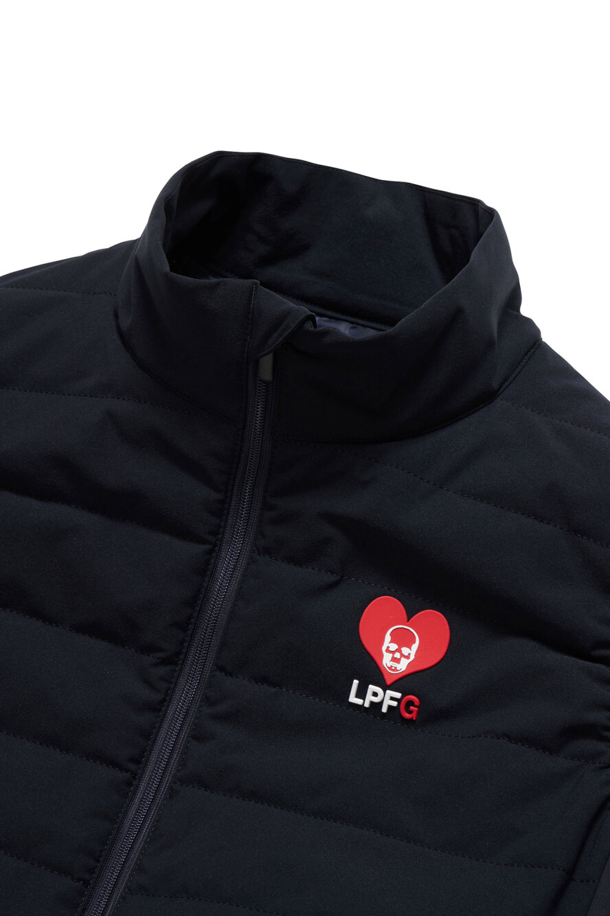 LPFG メンズ 中綿キルティング スタンドカラージップベスト LPFG メンズ 中綿キルティング スタンドカラージップベスト