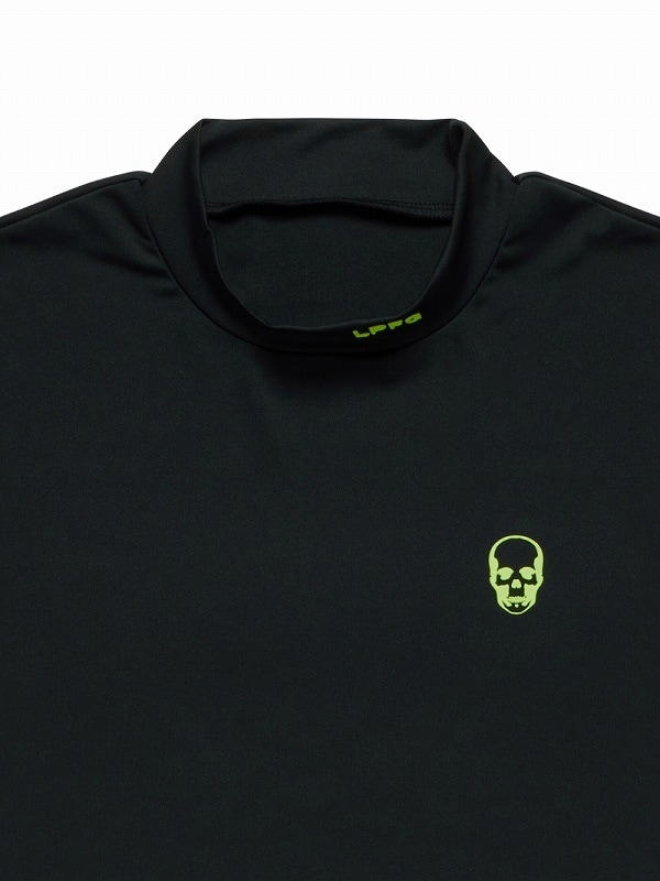 LPFG メンズ 半袖モックネックシャツ フルオモチーフ |LUCIEN PELLAT