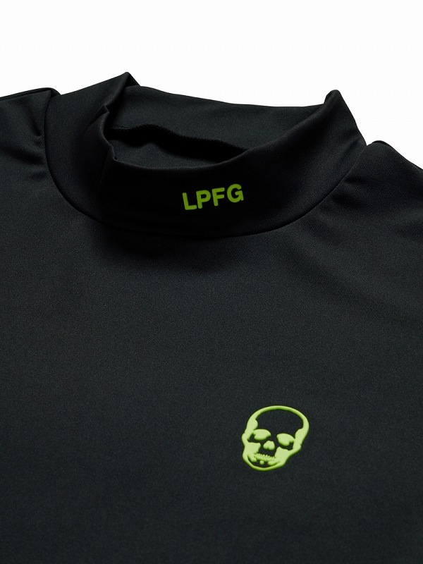 LPFG メンズ 半袖モックネックシャツ フルオモチーフ |LUCIEN PELLAT