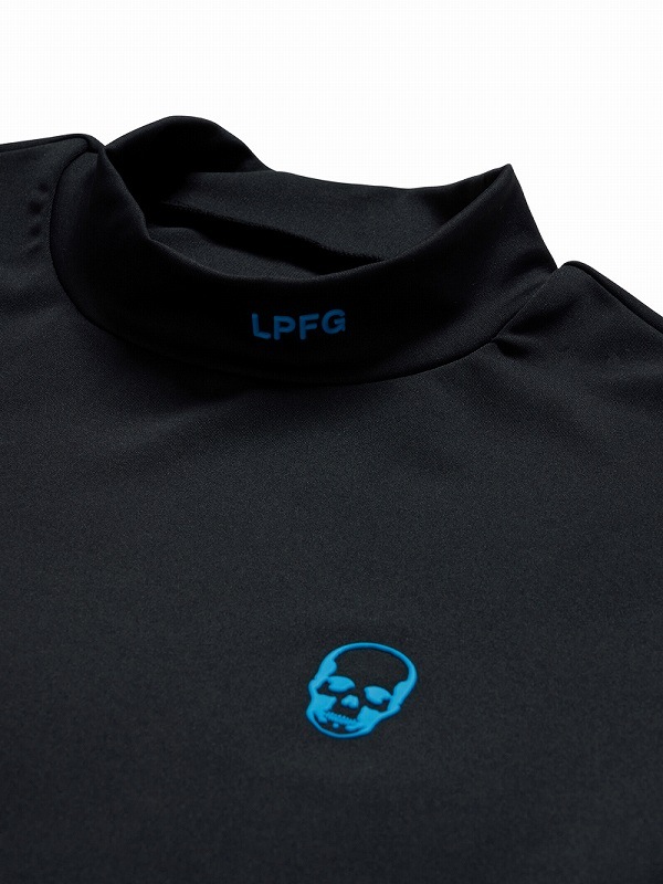 LPFG メンズ 半袖モックネックシャツ フルオモチーフ |LUCIEN PELLAT