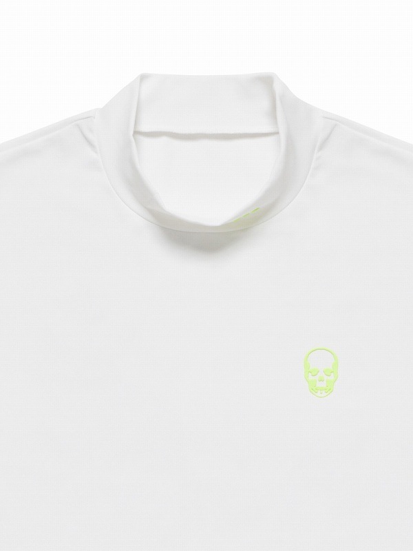 LPFG メンズ 半袖モックネックシャツ フルオモチーフ |LUCIEN PELLAT