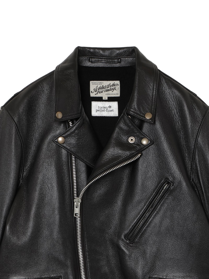 ADDICT CLOTHES】メンズ ダブル ライダース ジャケット |lucien pellat