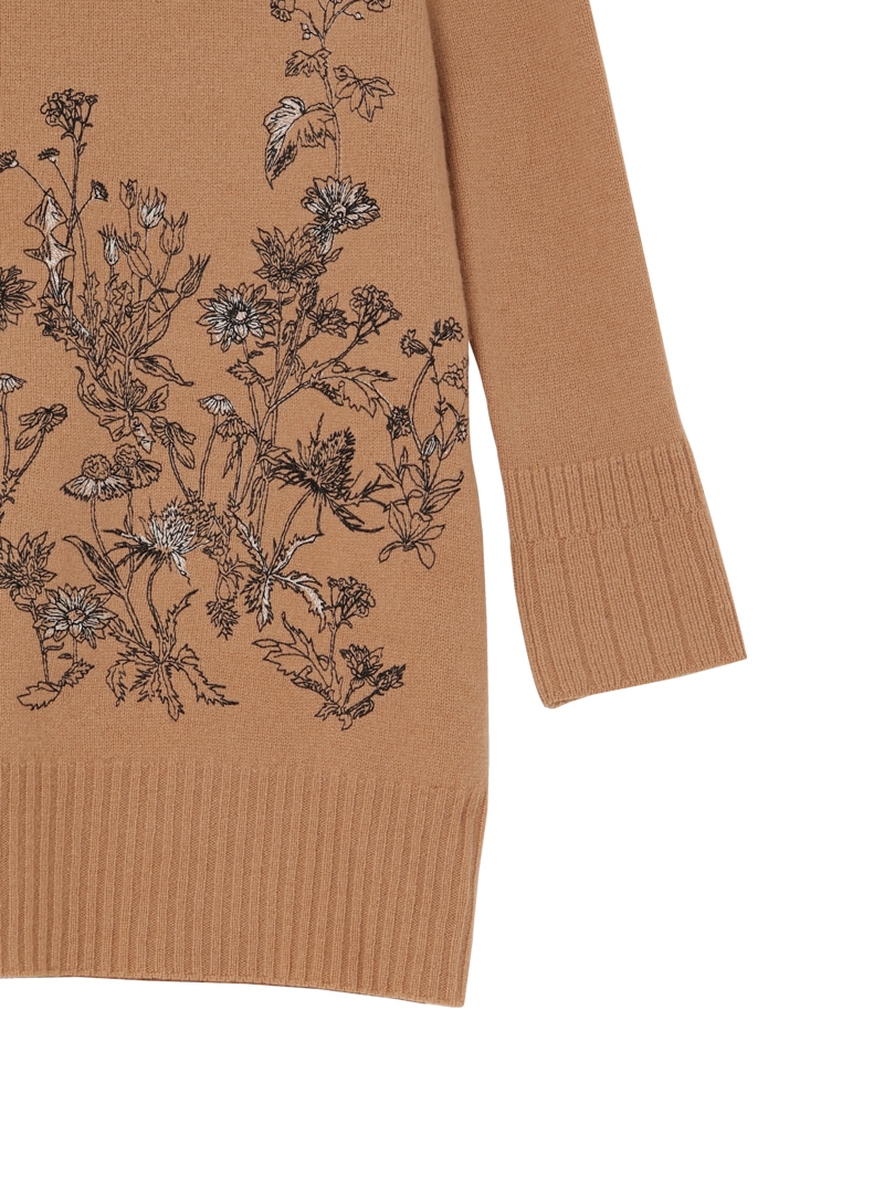 フラワー刺繍ロングプルオーバー |mila schon|CORONET（コロネット