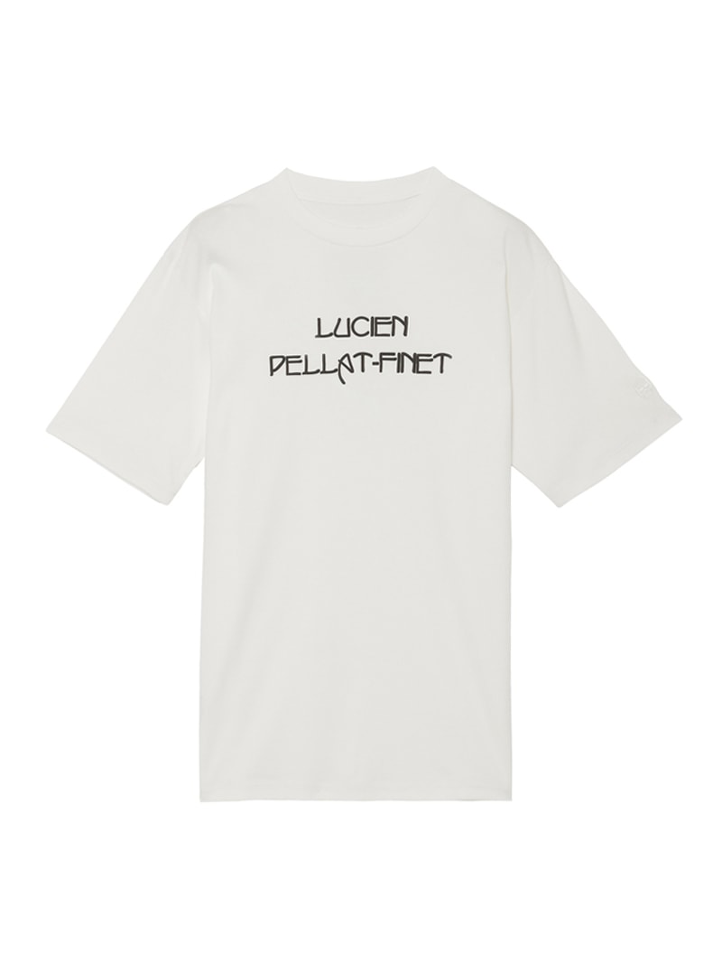 メンズ 半袖Tシャツ LPFロゴ ＆ スカル チェック |lucien pellat-finet