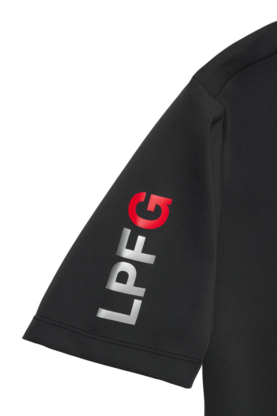 LPFG メンズ ポロシャツ サークルロゴxスカル |LUCIEN PELLAT-FINET