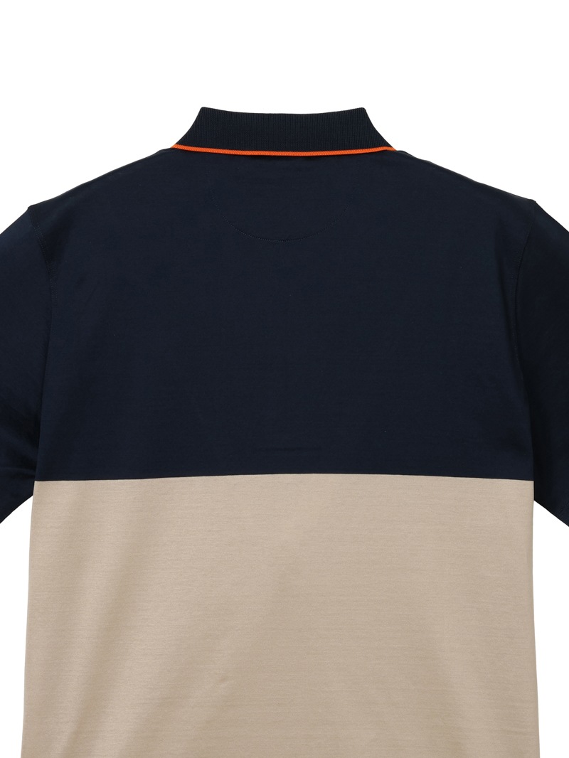 GW期間限定値下げ！ XANDER ZHOU ブラック ハーフジップ ポロシャツ セール】CODE CRINKLE HALF ZIP SHIRT / コードクリンクルハーフジップ