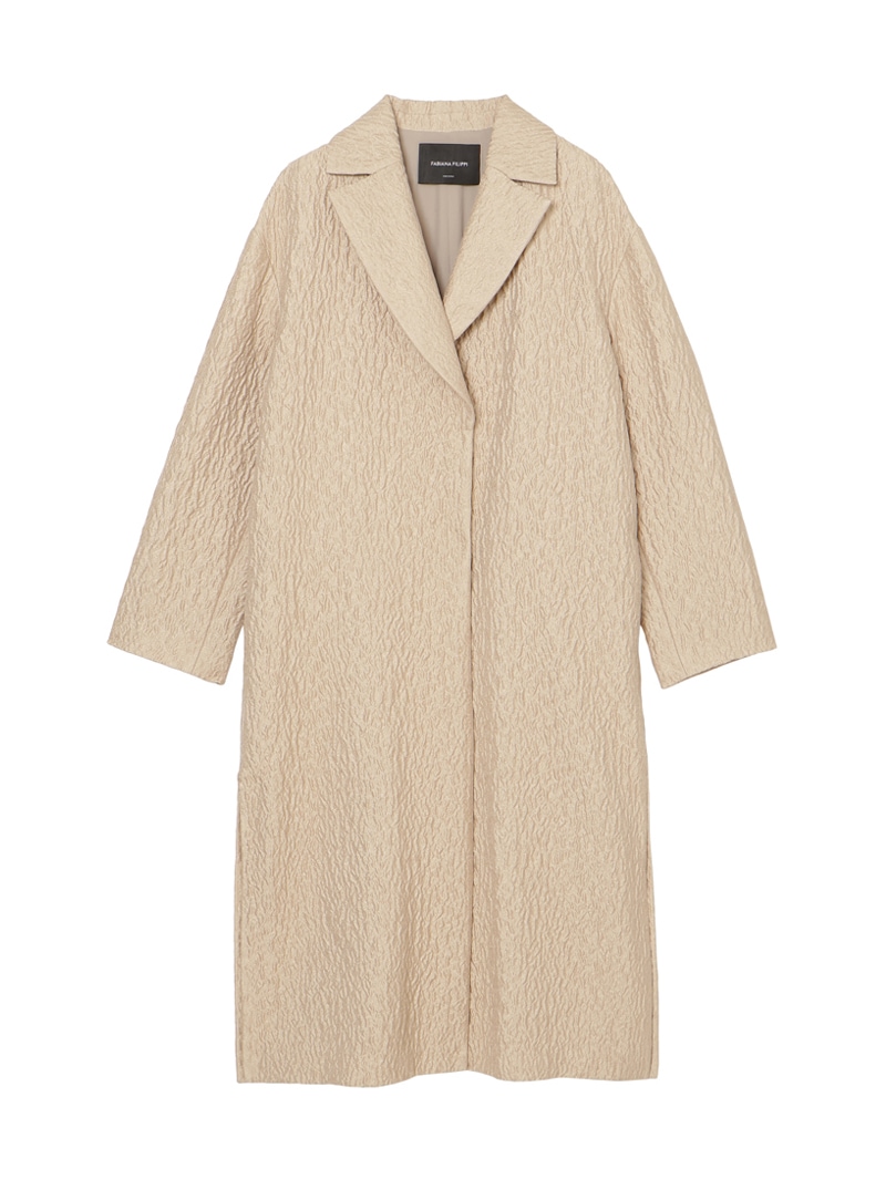 エンボスジャガード ロングコート |FABIANA FILIPPI|CORONET（コロ