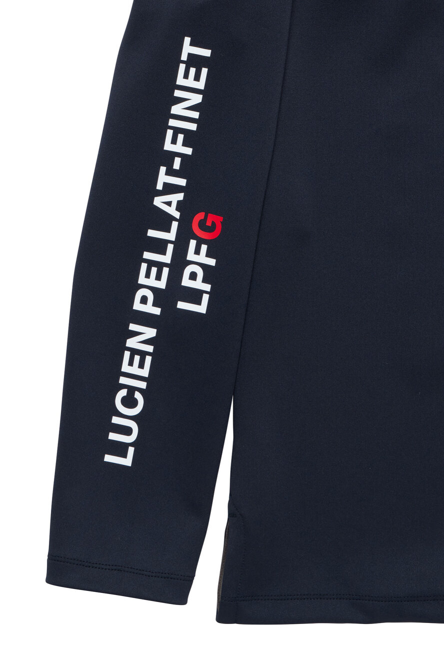 LPFG メンズ 長袖モックネックシャツ |LUCIEN PELLAT-FINET LPFG