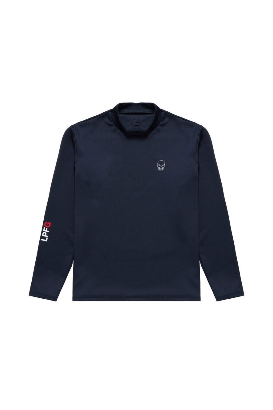 LPFG メンズ 長袖モックネックシャツ |LUCIEN PELLAT-FINET LPFG