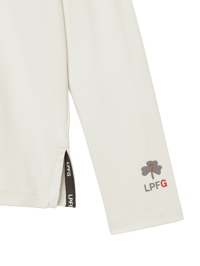 LUCIEN PELLAT-FINET モックネック　プルオーバー　長袖　M LPFG メンズ モックネック プルオーバー LPFGロゴ |LUCIEN PELLAT