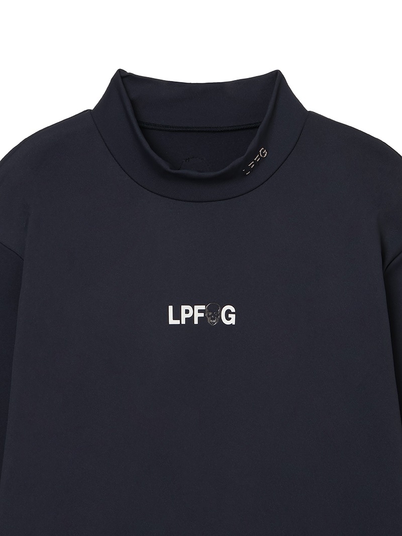 LPFG メンズ モックネック プルオーバー LPFGロゴ |LUCIEN PELLAT