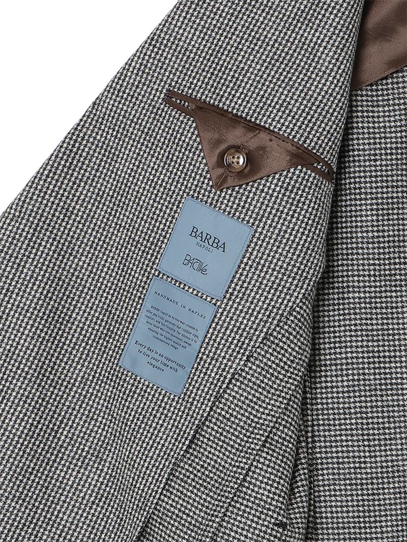 千鳥格子ジャケット B ACTIVE＜YouTube放映＞ |BARBA NAPOLI|CORONET