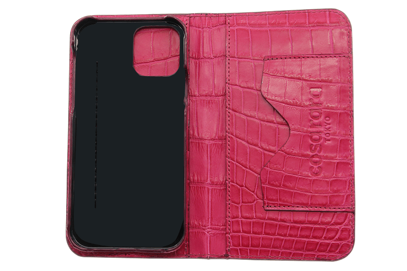 スマートフォンケース ポケット付 フォールディングタイプ プレミアム ピンク for Apple iPhone 11 Pro