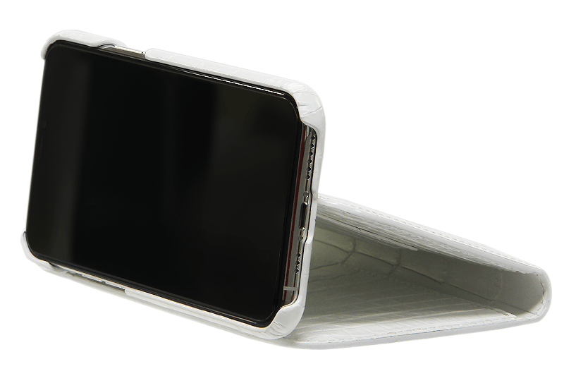 スマートフォンケース ポケット付 フォールディングタイプ プレミアム ホワイト for Apple iPhone 13 mini