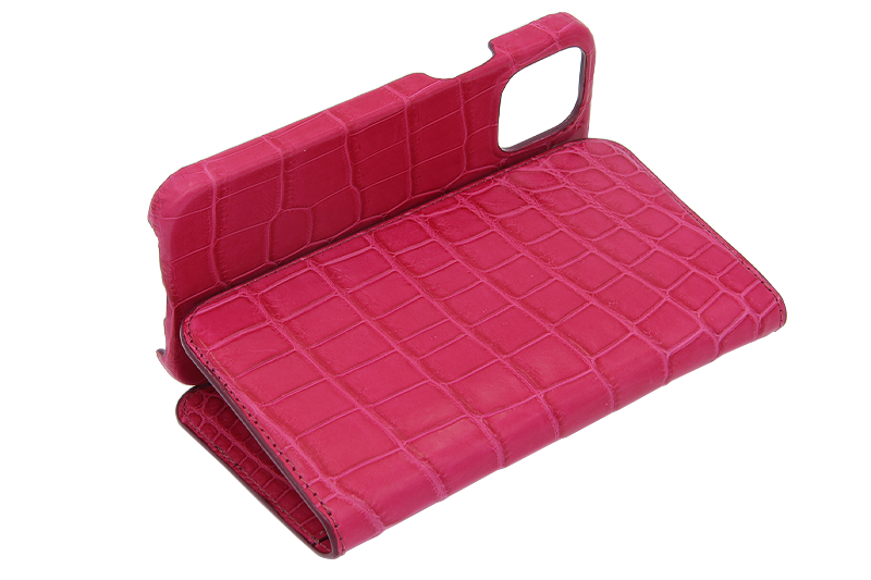 スマートフォンケース ポケット付 フォールディングタイプ プレミアム ピンク for Apple iPhone 13 mini