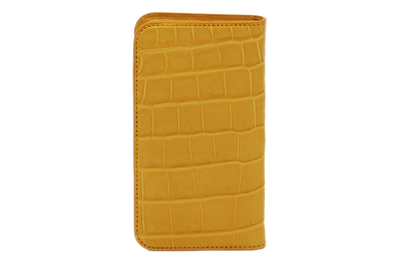 スマートフォンケース ポケット付 フォールディングタイプ プレミアム マスタードイエロー for Apple iPhone 11 Pro Max