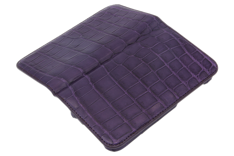 スマートフォンケース ポケット付 フォールディングタイプ プレミアム パープル for Apple iPhone 13 Pro Max