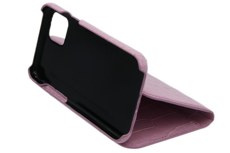 スマートフォンケース ポケット付 フォールディングタイプ プレミアム サクラピンク for Apple iPhone 13 Pro Max