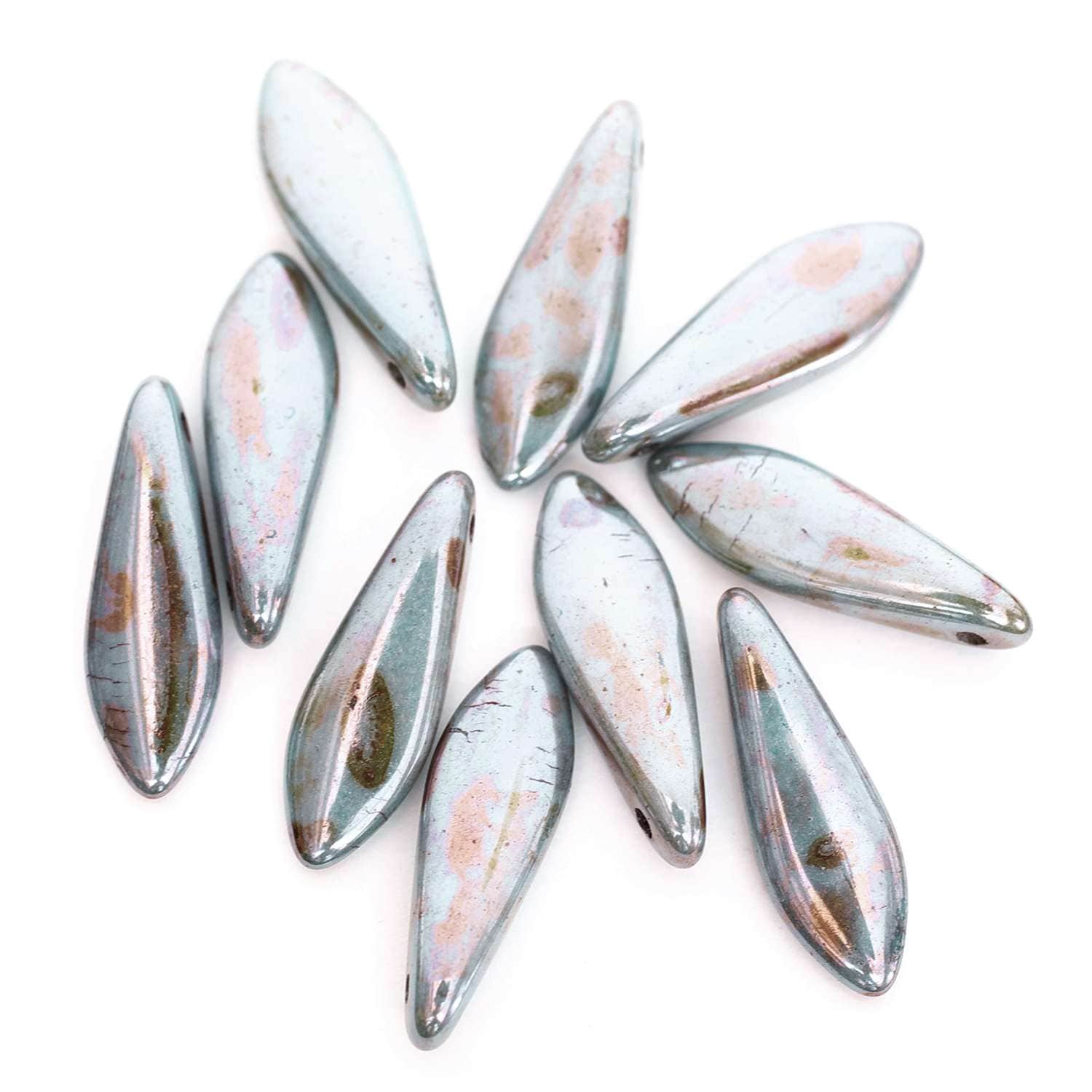 ダガー ダークオペークグリーンブロンズラスター 5mm×16mm