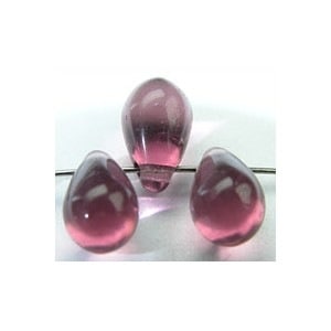 ドロップ アメジスト 6mm×9mm