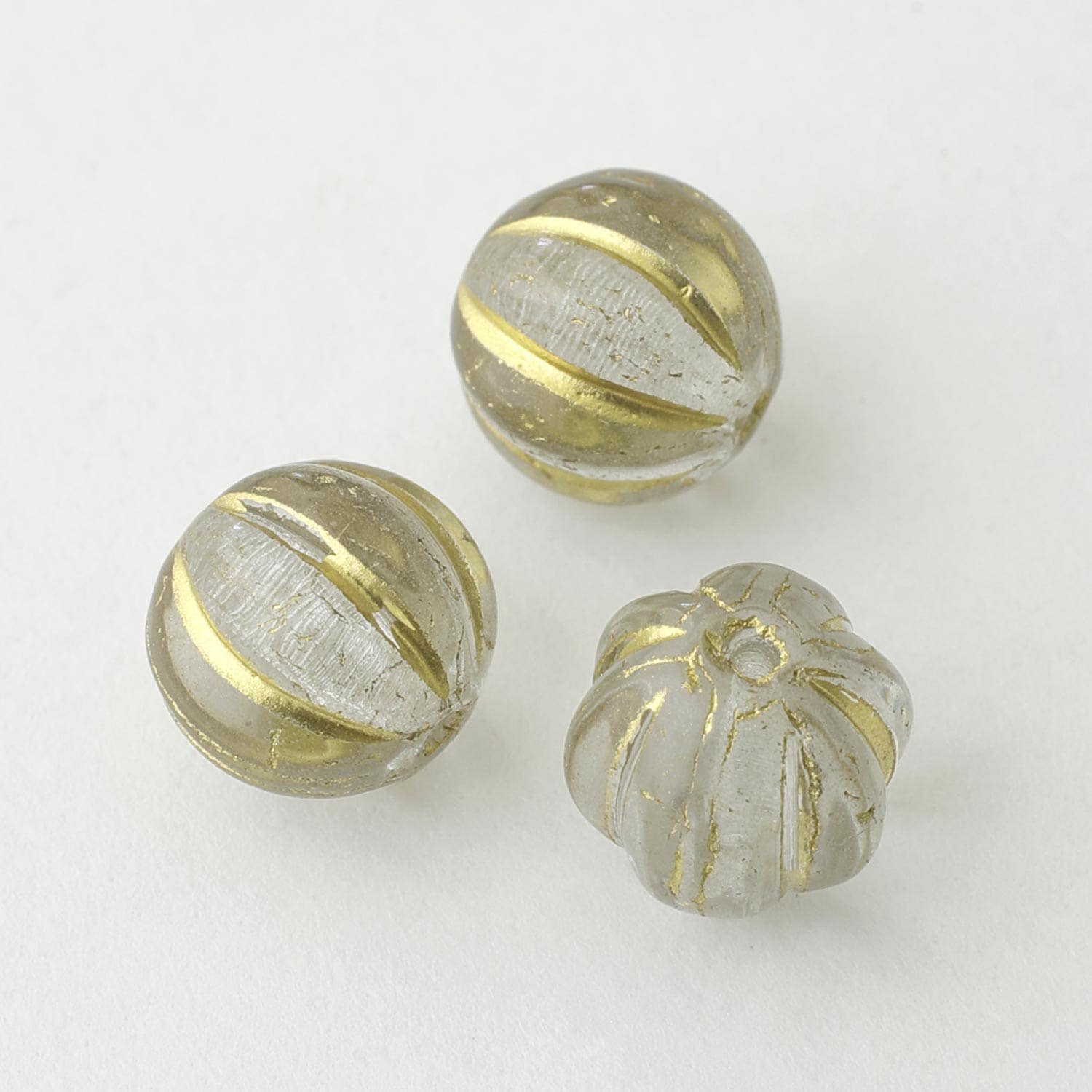 メロン クリスタル/ゴールドライン 8mm×8mm