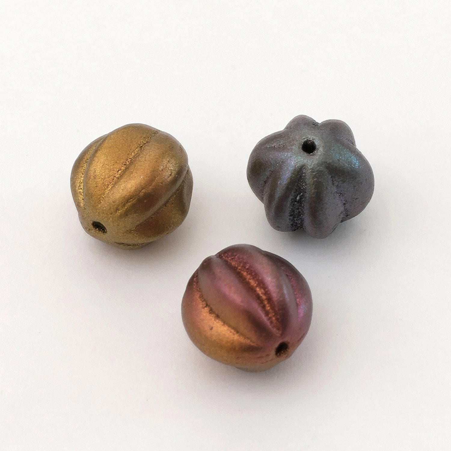 メロン マットメタリックブロンズミックス 10mm×10mm