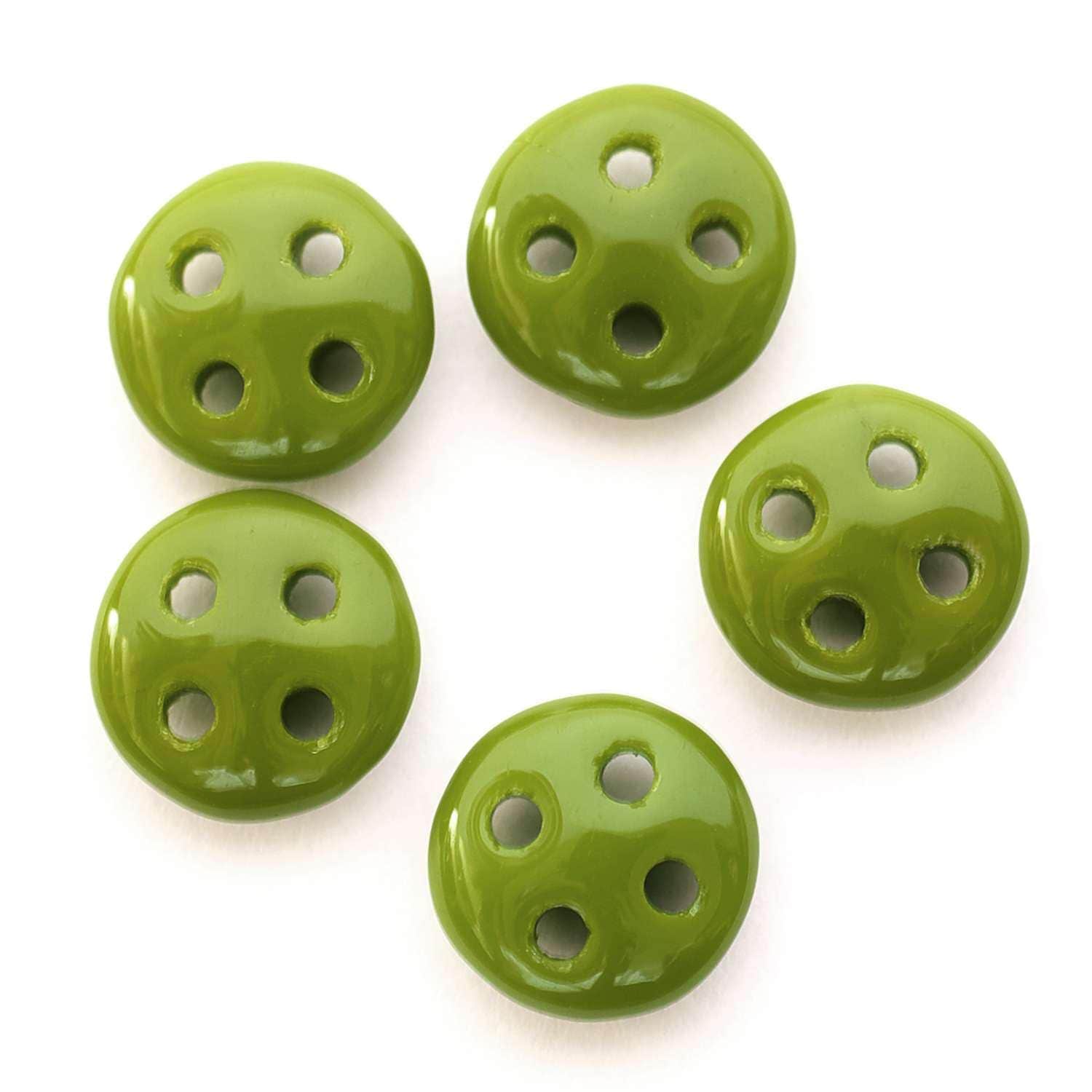 レンティル4ホール オペークグリーン 6mm×6mm