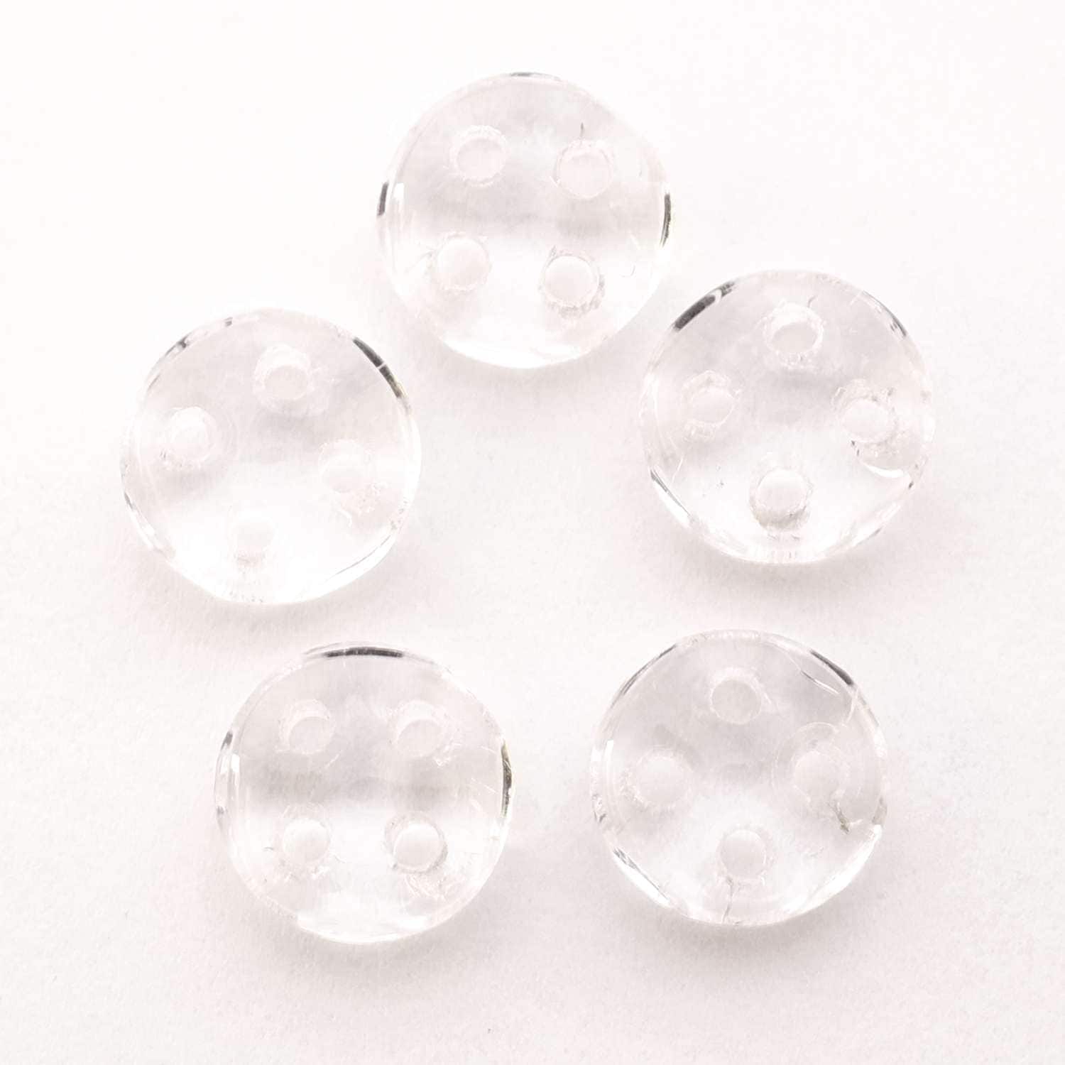 レンティル4ホール クリスタル 6mm×6mm