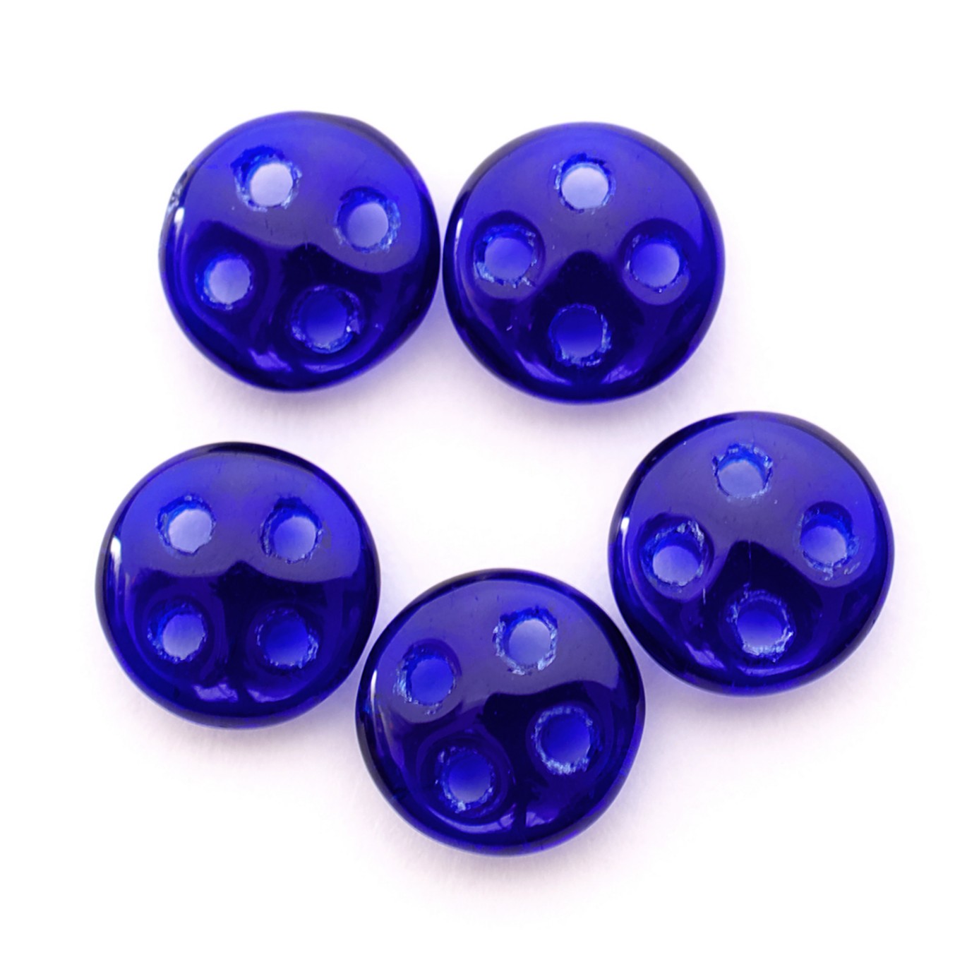 レンティル4ホール コバルト 6mm×6mm