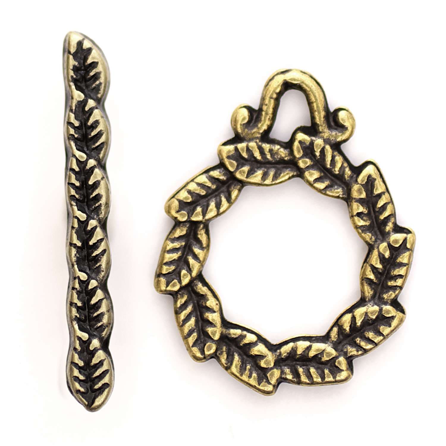 マンテル ラウンド アンティークブラス 19mm×15mm