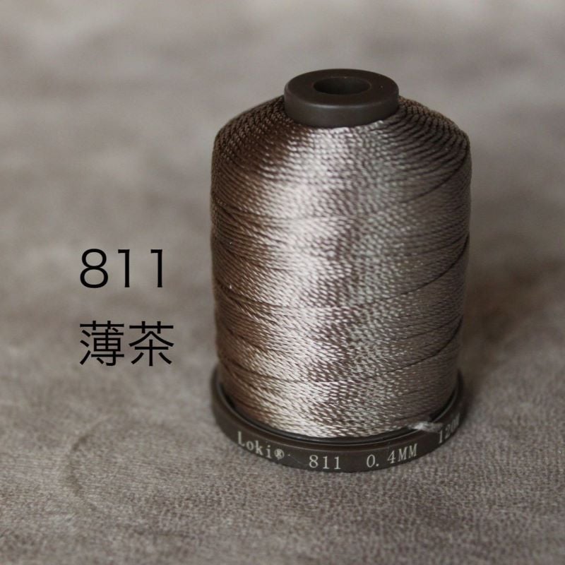 小巻 811薄茶 シルク糸‐羅樹