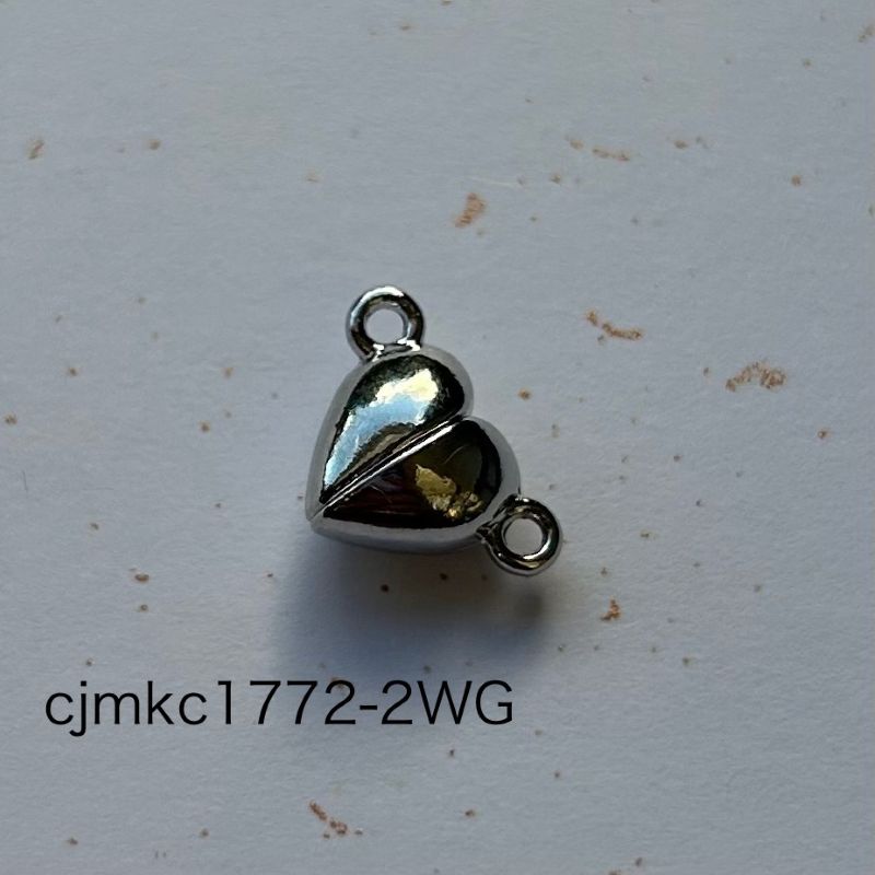 真鍮メッキ磁気ハート留め具