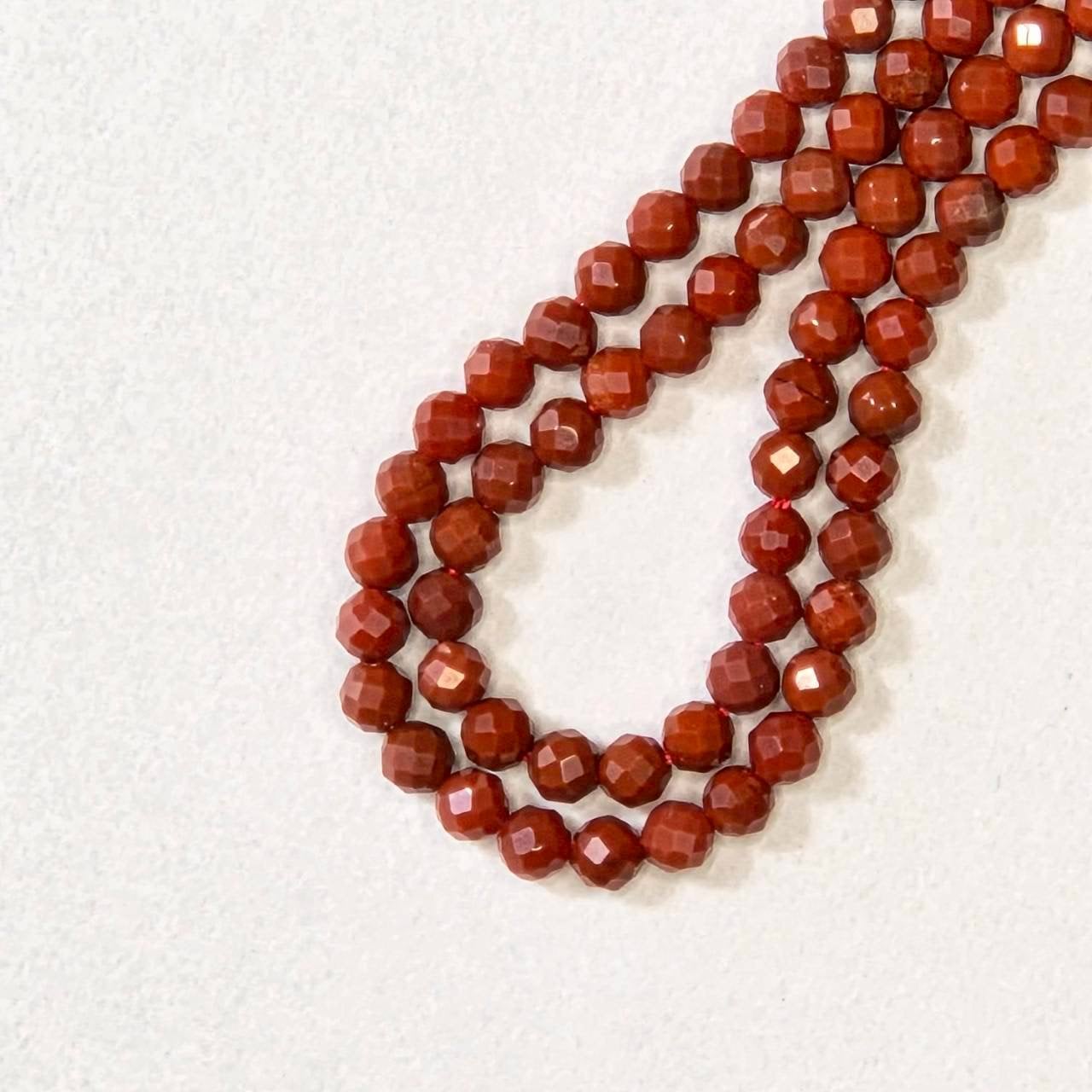 天然石連ビーズ‐サードオニキス3㎜C