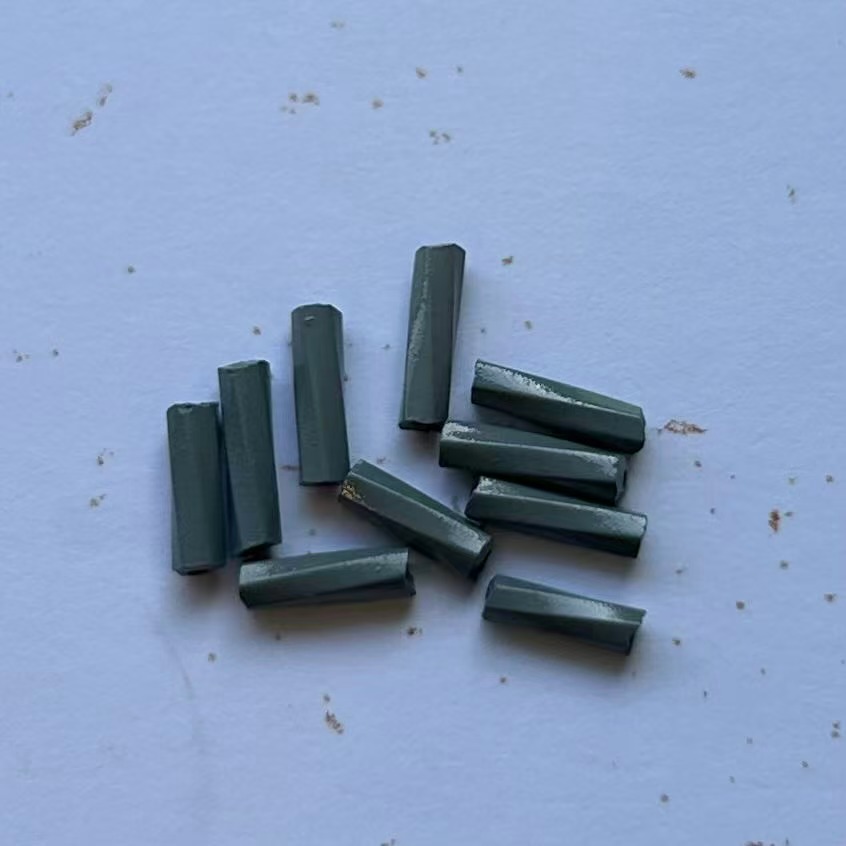 春シリーズ‐竹ビーズ‐ダックグレー色