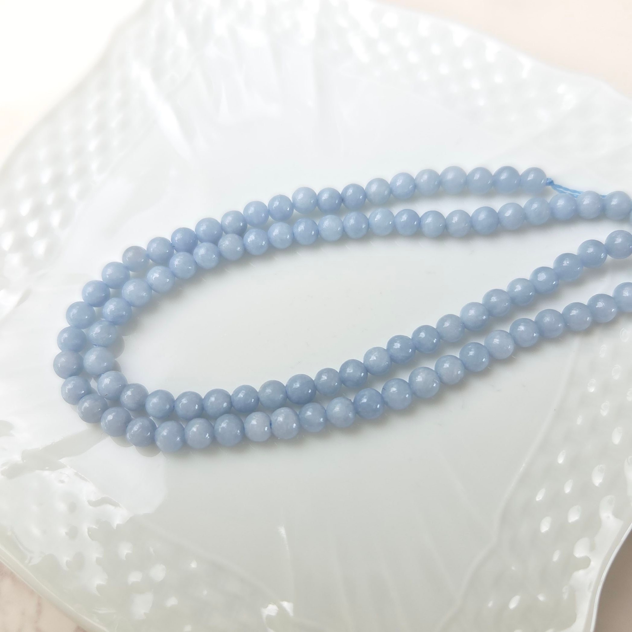 ガラスパール 巻貝 ミッドナイトブルー 6mm | すべての商品 |本場
