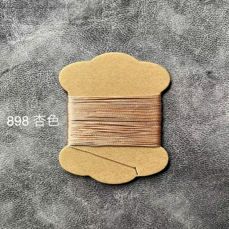 新色‐板巻989杏色 シルク糸5m