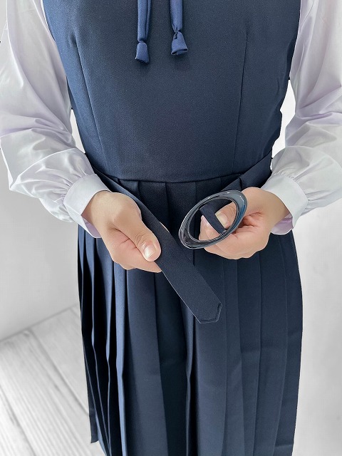 紺色無地スクール ジャンパースカート