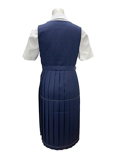 紺色無地スクール ジャンパースカート