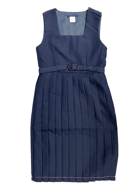 紺色無地スクール ジャンパースカート