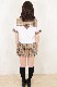 wcs-05<br>春夏 半袖 セーラー服 白×バーバリーチェック タイプ