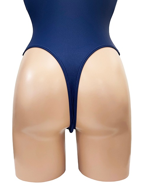 コスメイトオリジナル スベスベ素材Tバックパイピングスク水