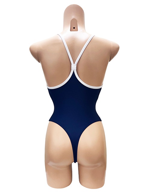 コスメイトオリジナル スベスベ素材Tバックパイピングスク水