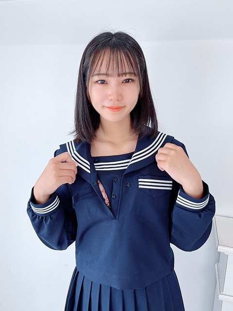 秋冬 セーラー服 濃紺