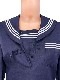 秋冬 セーラー服 濃紺