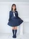 秋冬 セーラー服 濃紺