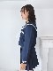 秋冬 セーラー服 濃紺