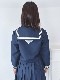秋冬 セーラー服 濃紺