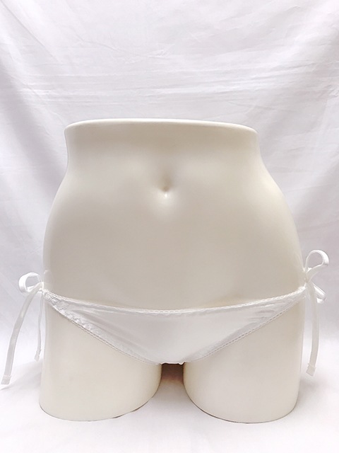 トリコットサテン フルバック横ヒモショーツ