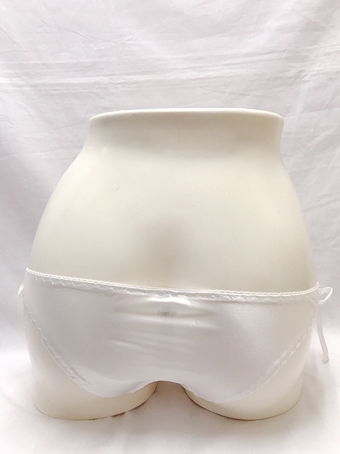 トリコットサテン フルバック横ヒモショーツ